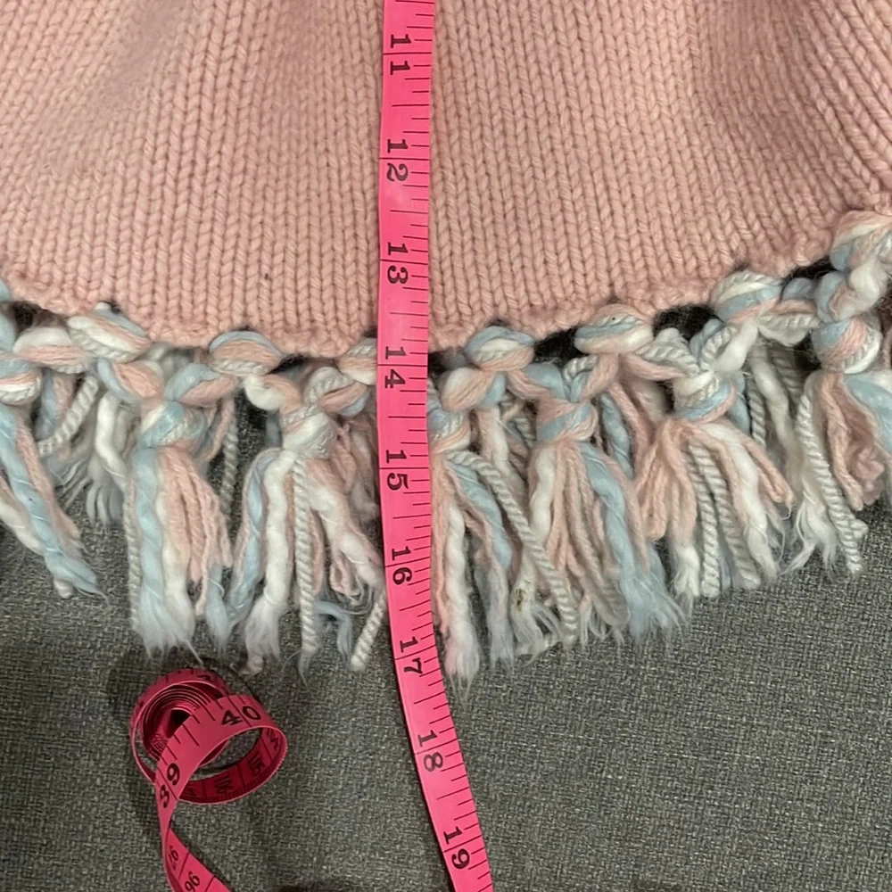 Organically Grown Kids Pink Poncho